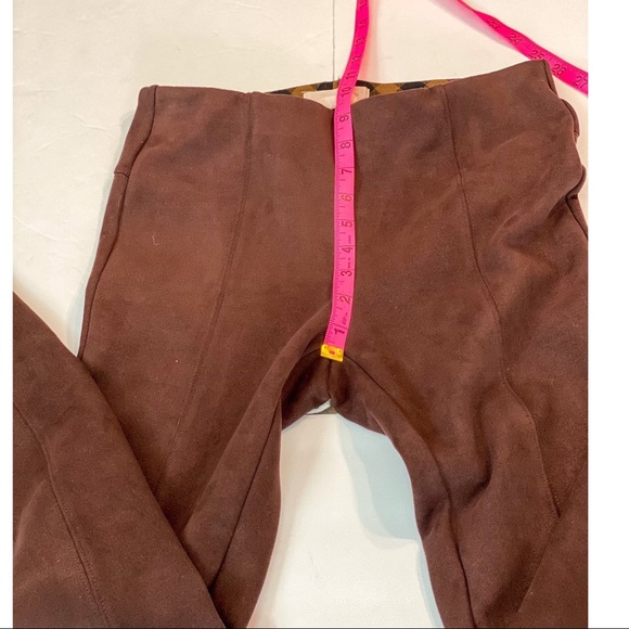Anthropologie Faux-Suede Leggings with ankle zippers - size 27 - Picture 8 of 15